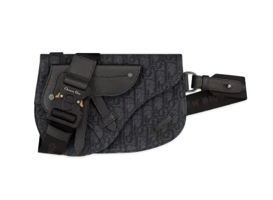 Dior Saddle Pouch Dior Oblique Jacquard "Black"