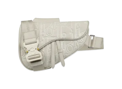 Dior Saddle Bag Dior Gravity Outline Leather and Grained Calfskin "Beige"
