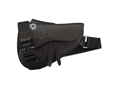 Dior By ERL Saddle Bag Grained Calfskin "Black"