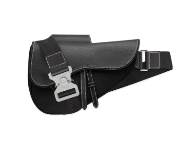 Dior Saddle Bag Grained Calfskin "Black"