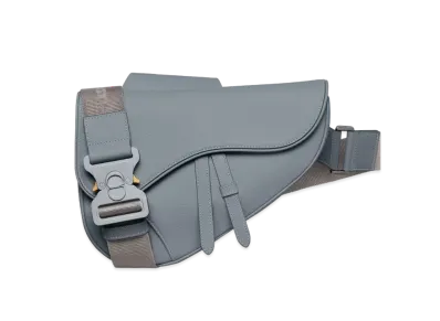 Dior Saddle Bag Grained Calfskin "Gray"