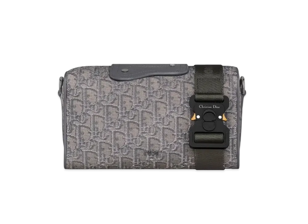 Dior Lingot 22 Bag Dior Oblique Jacquard "Ruthenium"