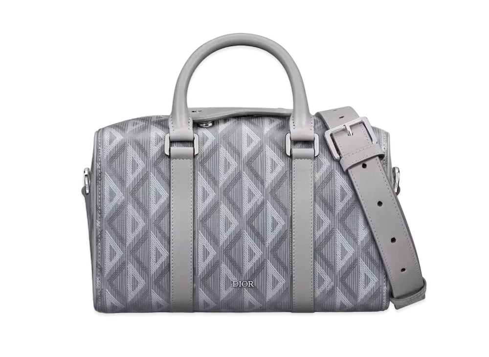 Dior Lingot 26 Bag CD Diamond Canvas "Gray"