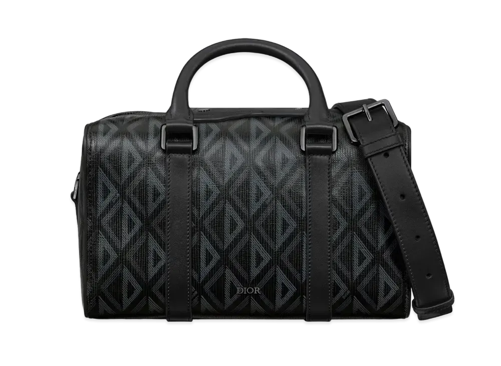 Dior Lingot 26 Bag CD Diamond Canvas "Black"