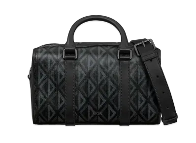 Dior Lingot 26 Bag CD Diamond Canvas "Black"