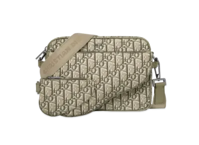 Dior Saddle Triple Pouch Dior Oblique Jacquard "Khaki"