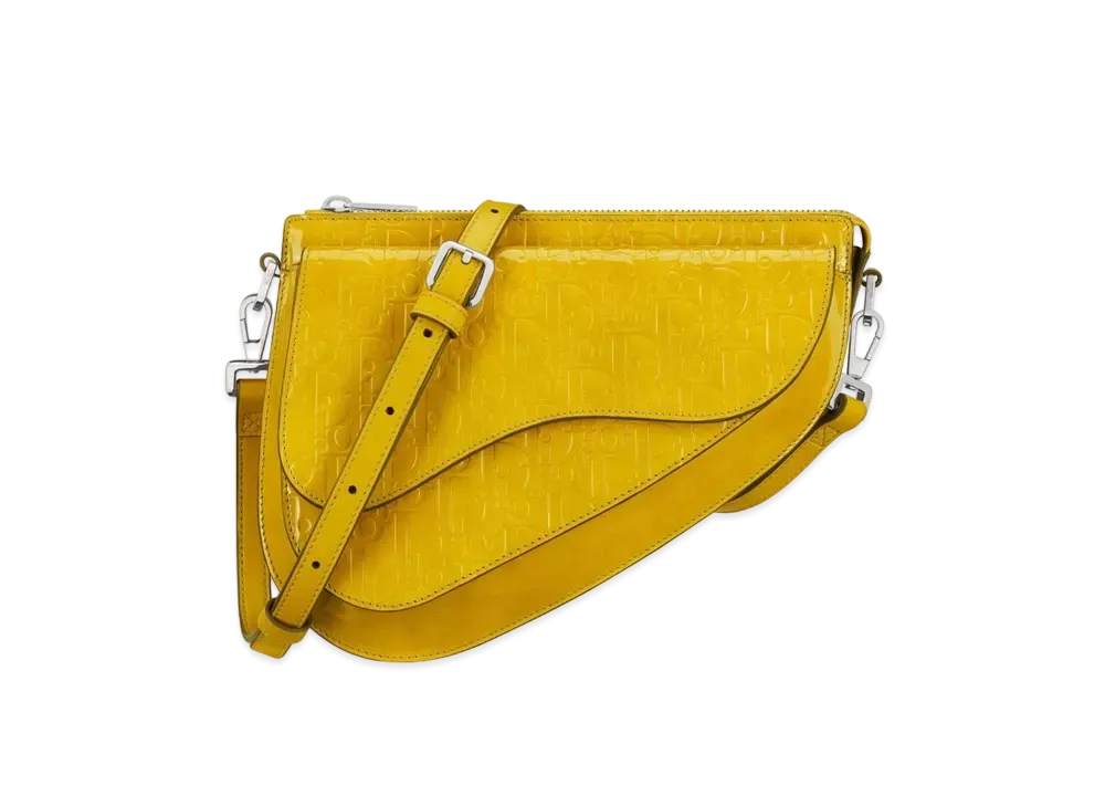 Dior Boxy Saddle Bag Dior Oblique "Yellow"