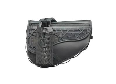 Dior Sahara Saddle Bag Deep Upcycled Nylon Rubber "Gray"