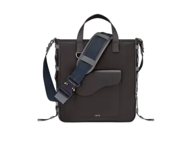 Dior x Sacai Saddle Shoulder Strap Tote Bag "Black"