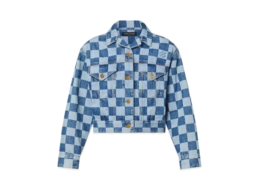 Louis Vuitton Damier Denim Jacket "Blue"