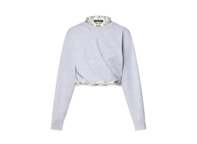 Louis Vuitton Floral Monogram Hem Sweater "Glycine"