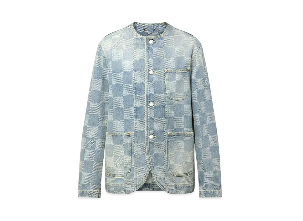 Louis Vuitton Damier Denim Chic Jacket "Indigo"