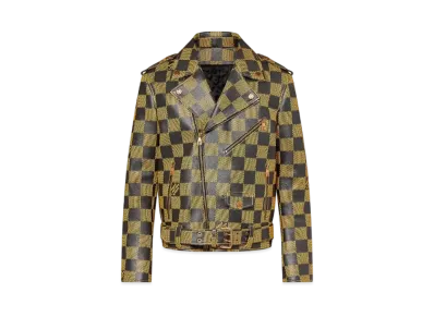 Louis Vuitton Damier Leather Perfecto "Light Yellow"