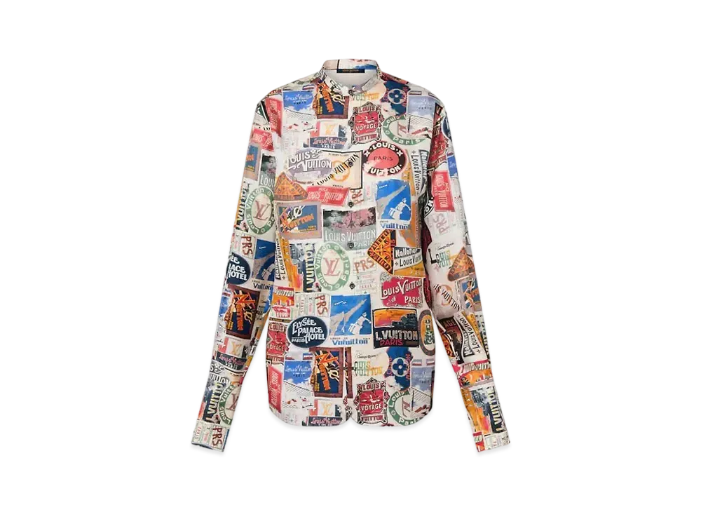 Louis Vuitton Elysee Palace Silk Shirt "Ivory"