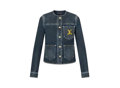 Louis Vuitton Nautical LV Patch Denim Jacket "Indigo"