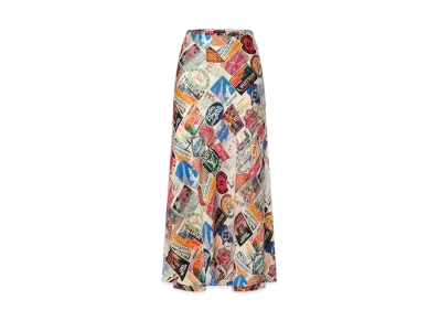 Louis Vuitton Elysee Palace Bias Skirt "Ivory"