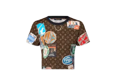 Louis Vuitton Elysee Palace Crop Top "Dark Brown"