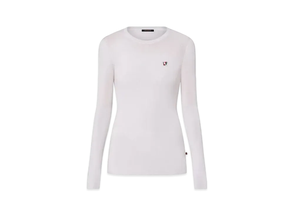 Louis Vuitton LV Initials Fine Knit Pullover "Ecru"