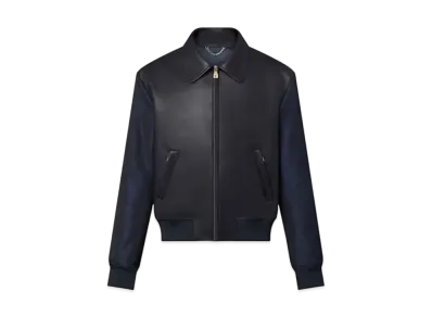 Louis Vuitton Leather Mix Blouson "Noir"
