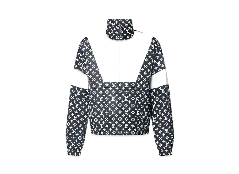 Louis Vuitton Monogram Printed Technical Track Top "Navy Blue"