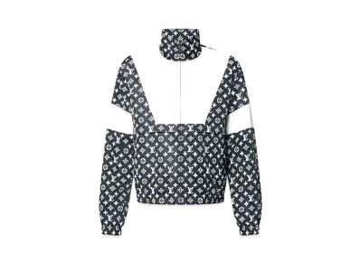 Louis Vuitton Monogram Printed Technical Track Top "Navy Blue"