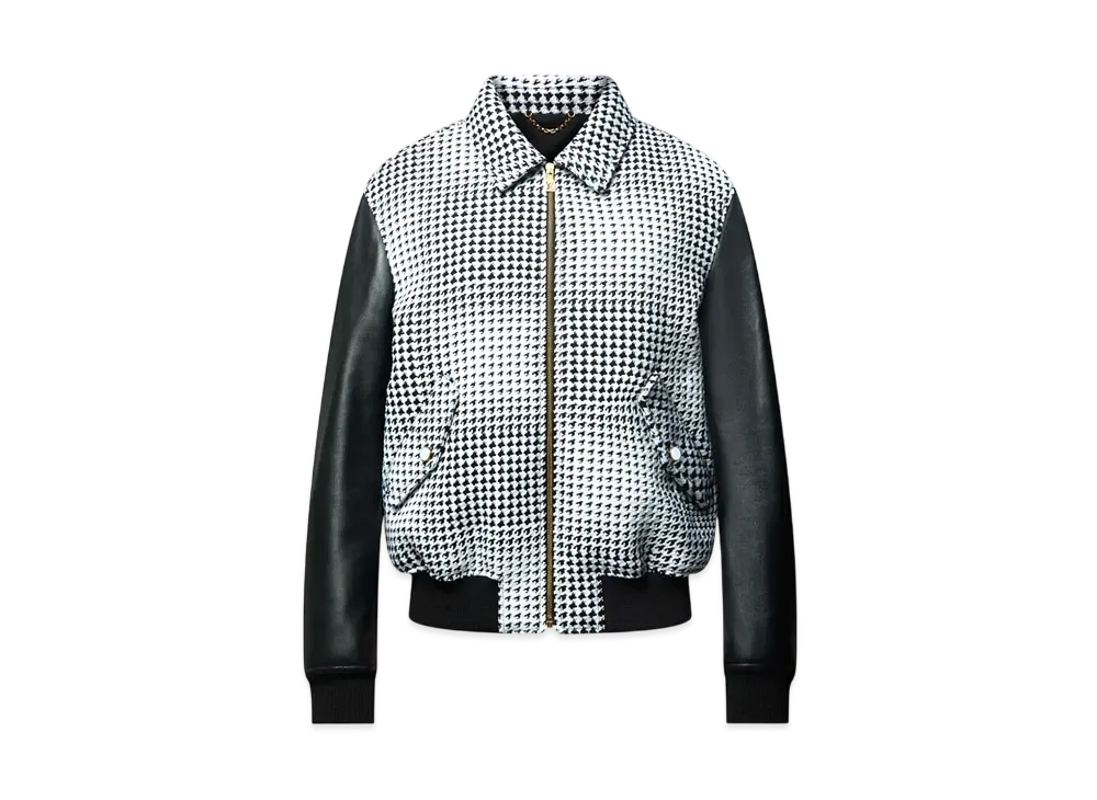Louis Vuitton Mixed Leather And Wool Blouson "Multicolor"