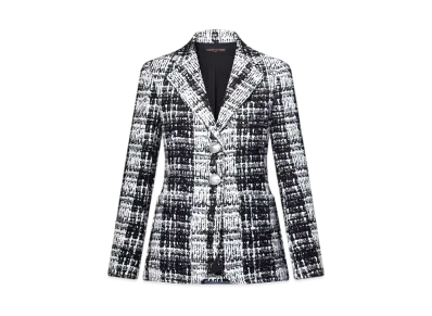 Louis Vuitton Graphic Tweed Blazer "Noir/Blanc"