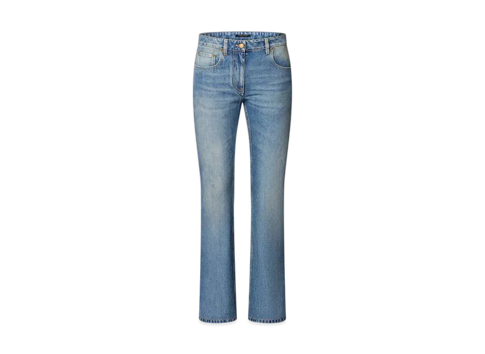 Louis Vuitton Women's Slim Fit Jeans "Bleu"