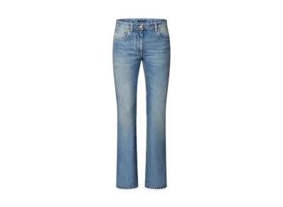 Louis Vuitton Women's Slim Fit Jeans "Bleu"
