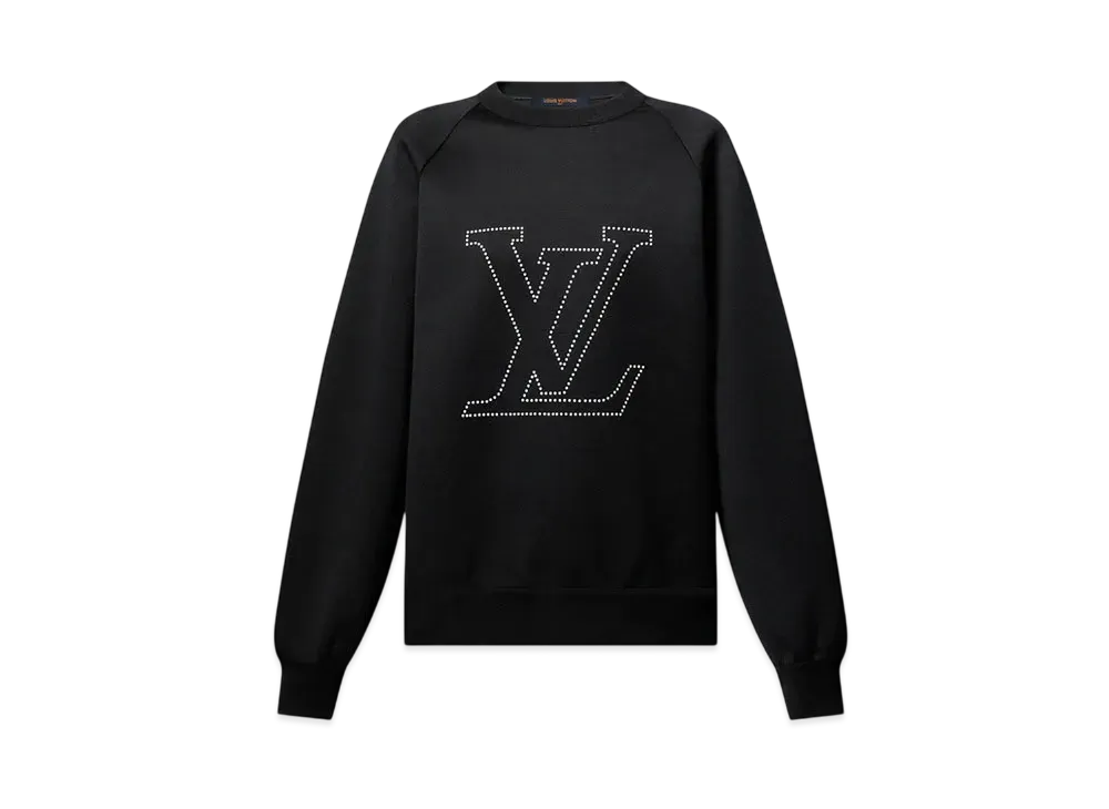 Louis Vuitton Studded Lv Sweater "Black Shining"