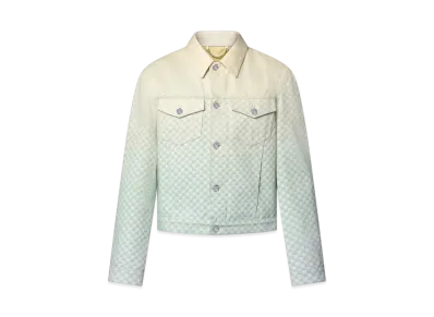 Louis Vuitton Men's Damier Gradient Jacquard Denim Jacket "Multicolore"