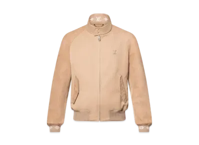 Louis Vuitton Men's Suede Mix Blouson "Beige"