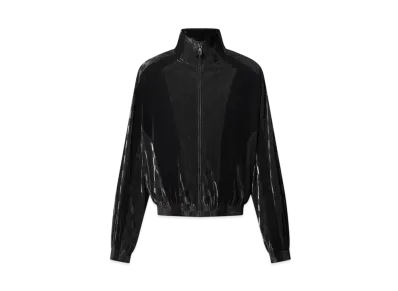 Louis Vuitton Flocked Damier Technical Tracksuit Top "Deep Black"