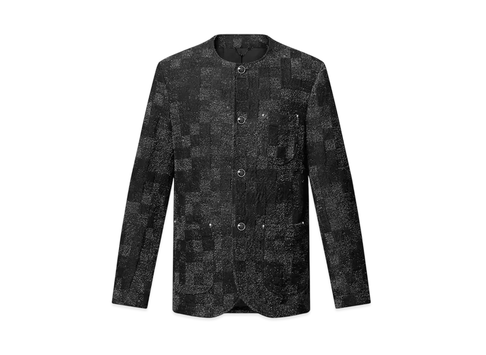 ルイヴィトン デニムブークレット カラーレスジャケット