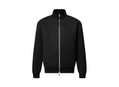 Louis Vuitton Embossed Monogram Jersey Tracksuit Top "Noir"
