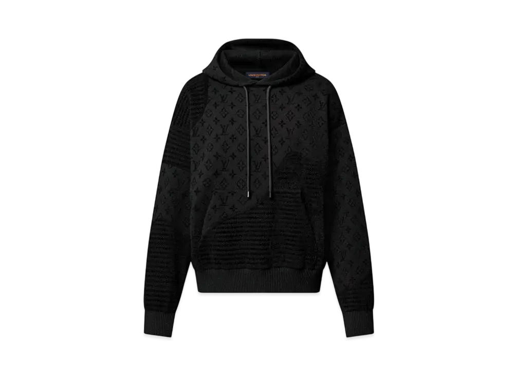 ルイヴィトン グラフィック ジャカードフーディ "ノワール" 1AHCMW