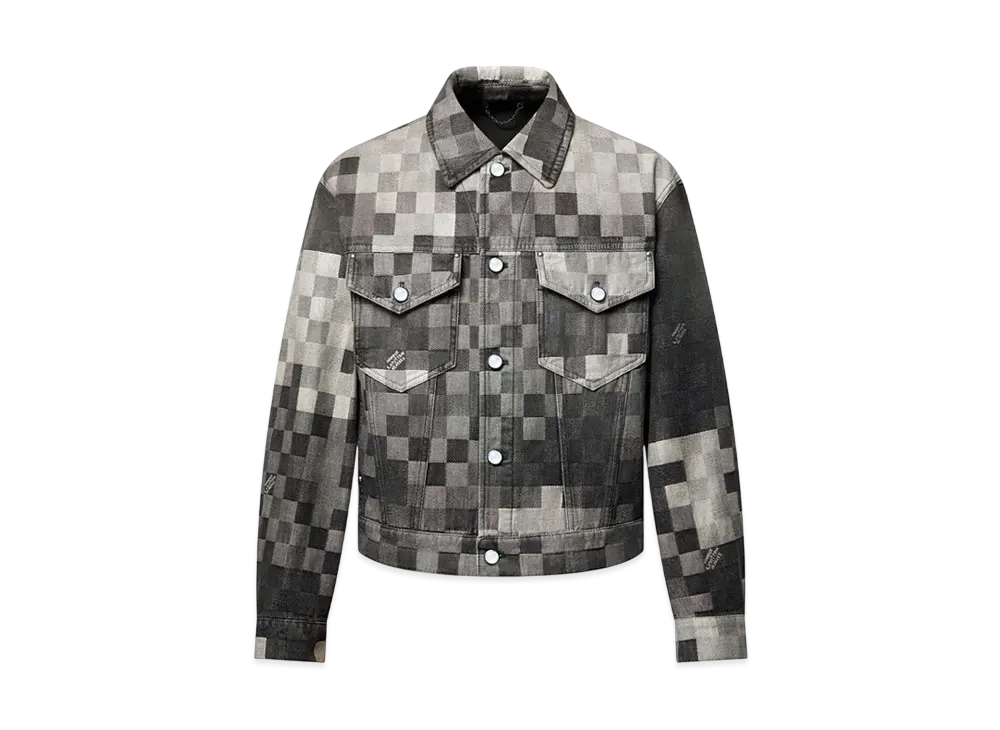 Louis Vuitton Damoflage Classic Denim Jacket "Noir"