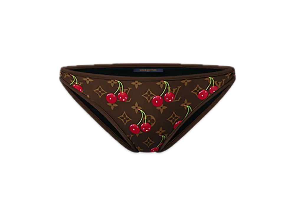 Louis Vuitton x Takashi Murakami Cherry Bikini Bottoms "Cherry Brown"