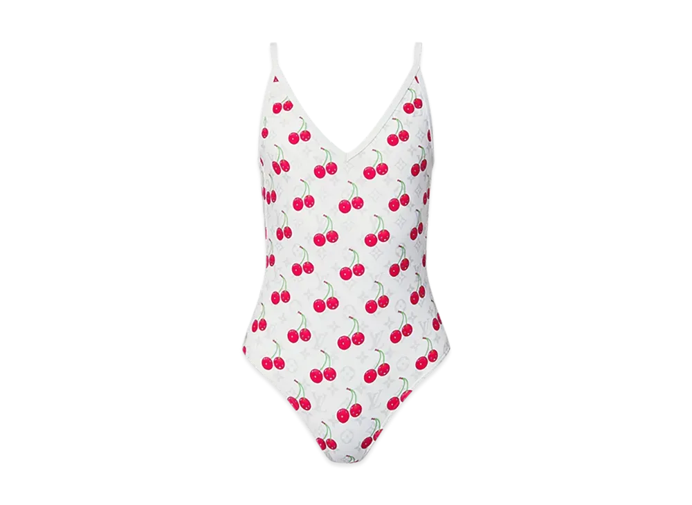 Louis Vuitton x Takashi Murakami Cherry Swimsuit "White"