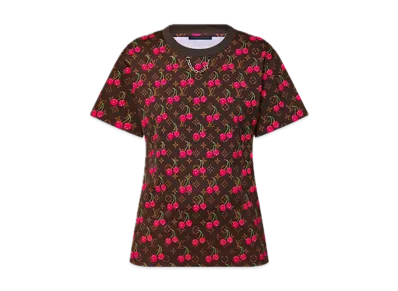 Louis Vuitton x Takashi Murakami Cherry T-shirt "Brown"