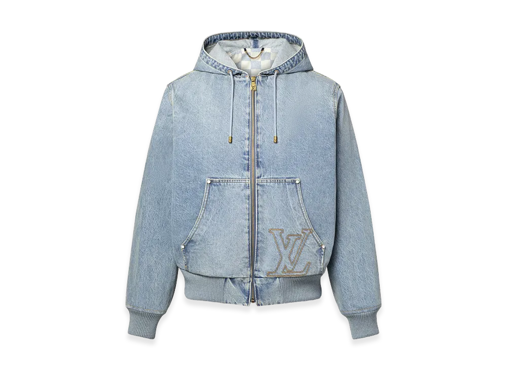 Louis Vuitton Hooded Workwear Denim Blouson "Indigo"