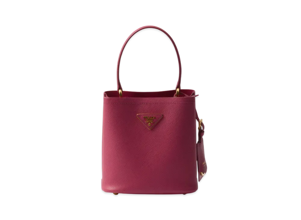 プラダ パニエ サフィアーノレザー ミニバッグ 