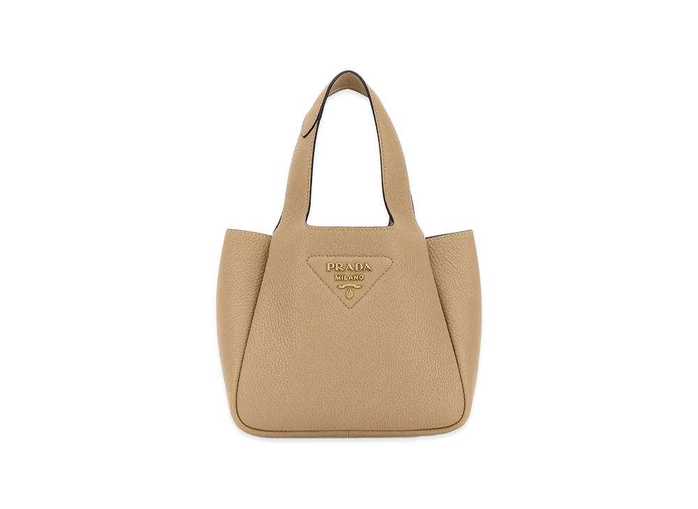 PRADA Wonen's Leather Handbag "Beige/Tan"