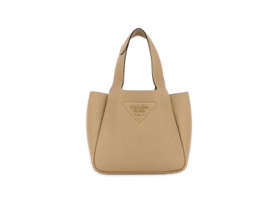 PRADA Wonen's Leather Handbag "Beige/Tan"