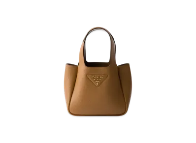 PRADA Leather Mini Handbag "Camel"