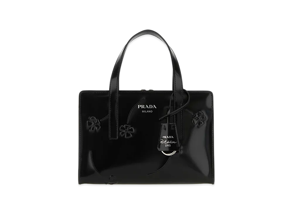 PRADA Women's Leather Re-Edition 1995 Handbag "Black"