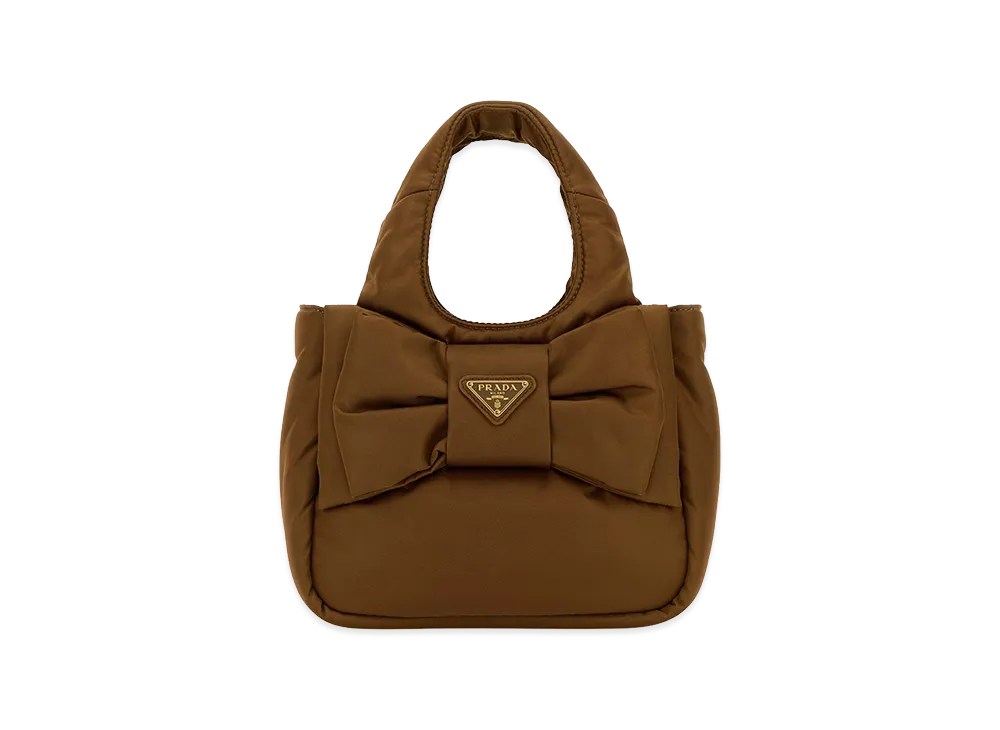 PRADA Women's Re-Nylon Mini Handbag "Camel"