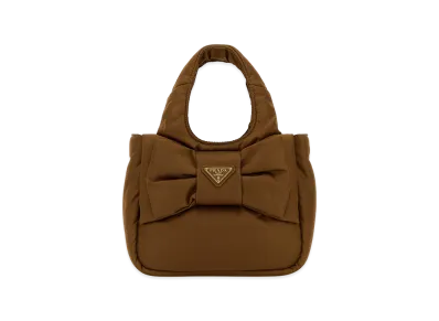 PRADA Women's Re-Nylon Mini Handbag "Camel"