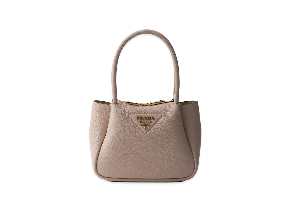 PRADA Leather Mini Handbag "Water Lily"