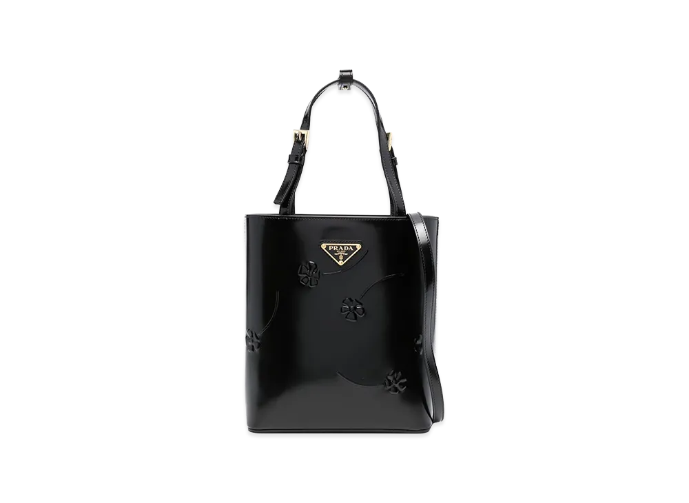 PRADA Women's Leather Handbag "Black"